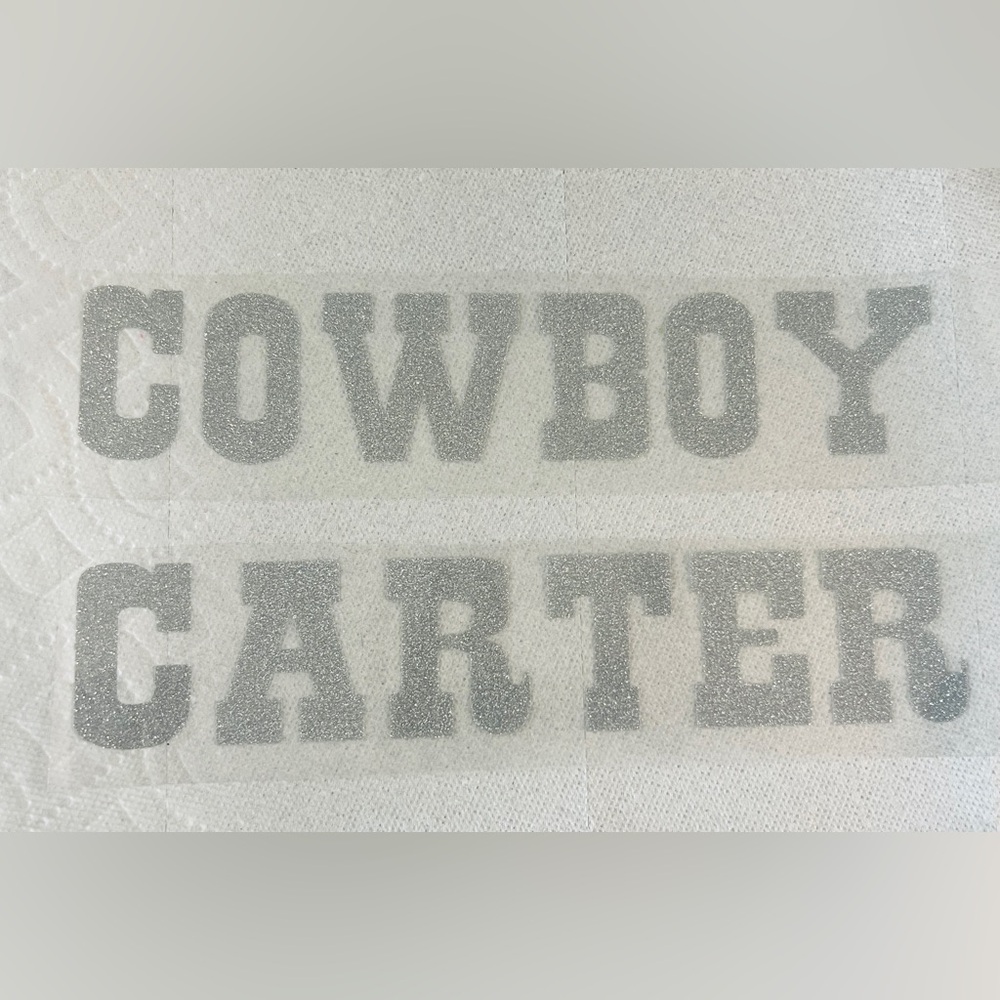 Cowboy Carter IRON ON